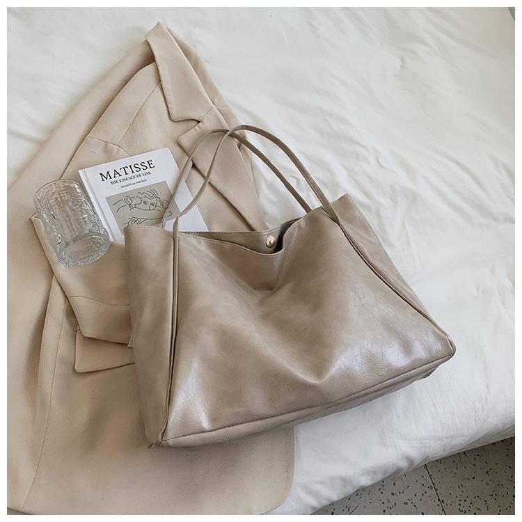 Fashion Handbag New Autumn And Winter Handbag Women DealSniper.net Beige