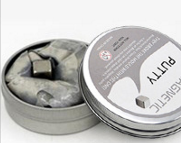 Magnetic Clay Magnetic Clay Creative Decompression Toy Swallows Magnetic Clay Kids DealSniper.net silver