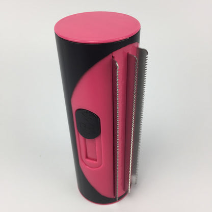 Pet Dog Hair Comb Lint Roller Dog Cat Puppy Cleaning Brush Pets dealsniper-net Opp installation Pink