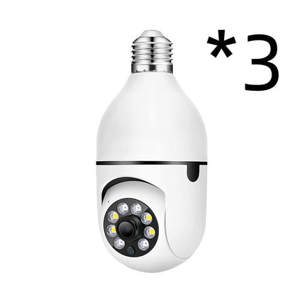 Home Fashion Light Bulb Surveillance Camera House dealsniper-net White 3pcs