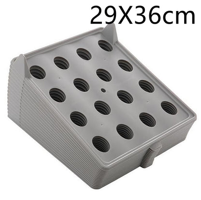 Multifunctional Durable Plastic Laundry Storage Fold Board House DealSniper.net Gray 29X36cm 1pc