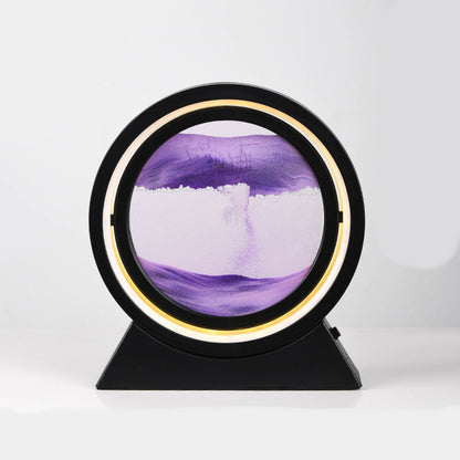 Creative Home Crafts 3d Dynamic Art Living Room Ornaments Home dealsniper-net Purple Dry Battery USB