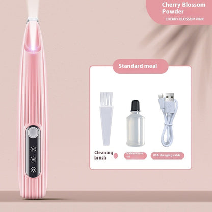 Pets Efficient LED Shaving Cat Dog Foot Hair Electric Clipper Pets DealSniper.net F2 Pink Without Oil Bottle