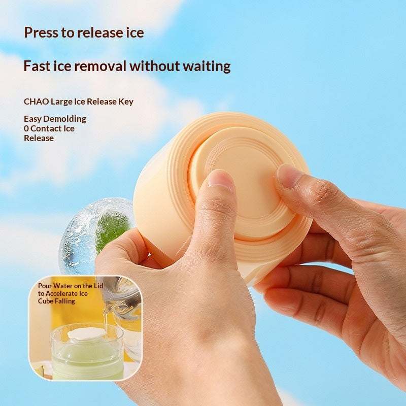 Practical 6cm Ice Ball Mold Plastic Quick-freezing Ice Sphere Mold Kitchen DealSniper.net