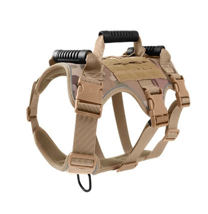 Dog Anti-breakaway And Anti-rush Reflective Breathable Harness Pets Gym From House Camouflage L