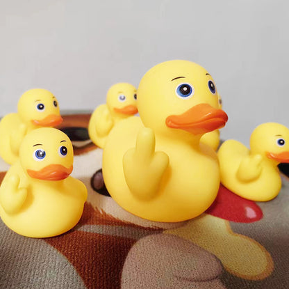 Middle Finger Plastic Small Yellow Duck Kids dealsniper-net