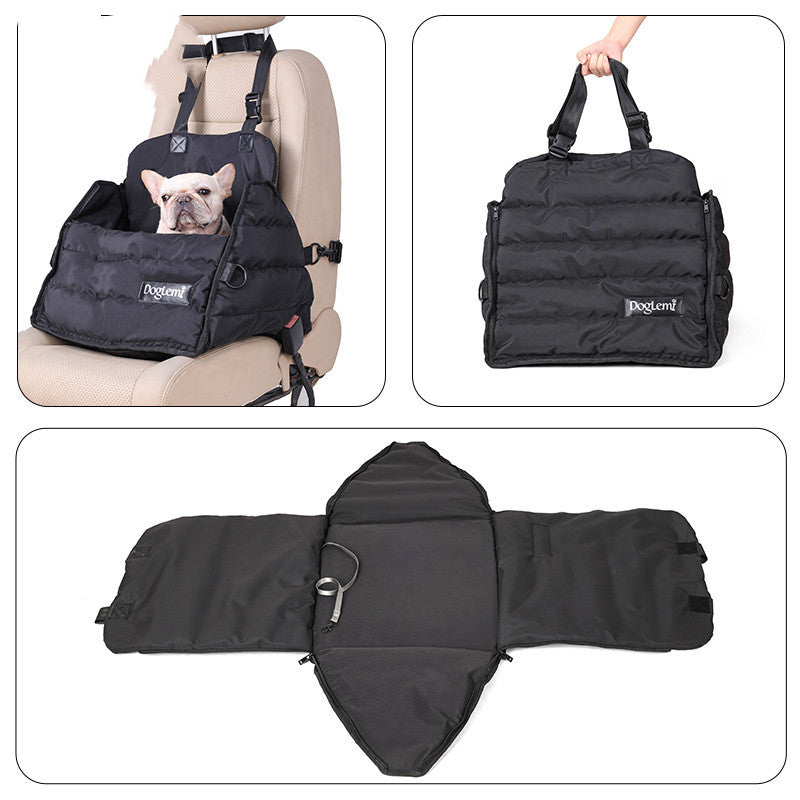 Pet Car Bag Car Front And Rear Seat Dog Car Pad Multi-functional Pets Gym From House