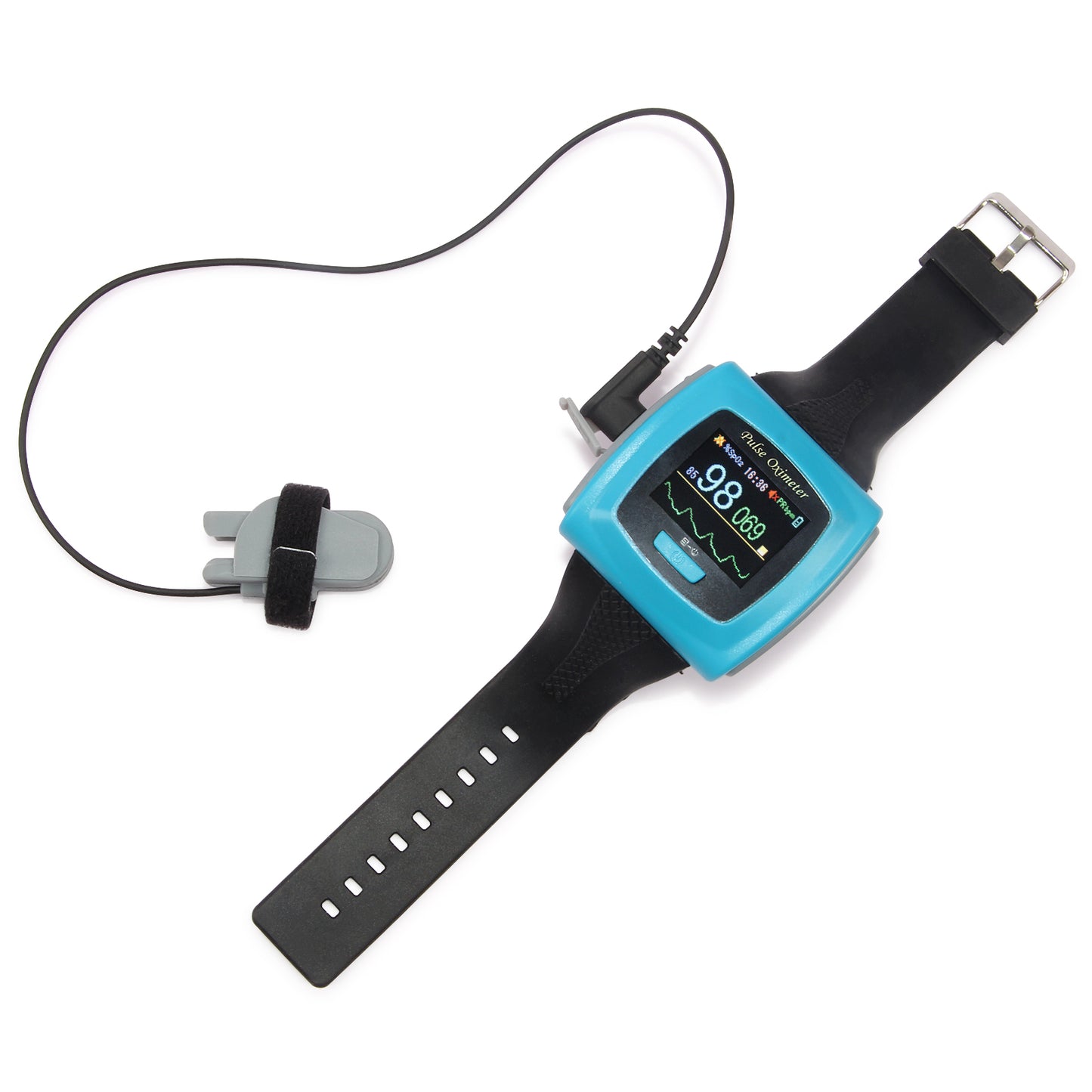 CONTEC Wrist Pulse Oximeter Fingertip SpO2 Probe Sleep Heart Rate Monitor CMS50F Electronics DealSniper.net