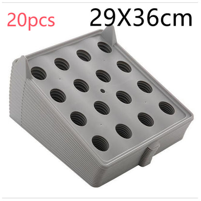 Multifunctional Durable Plastic Laundry Storage Fold Board House DealSniper.net Gray 29X36cm 20pcs