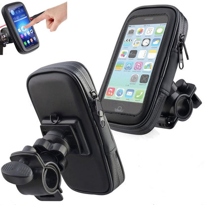 Untoom Bicycle Motorcycle Phone Holder Waterproof Bike Phone Case Bag Outdoor dealsniper-net Black L