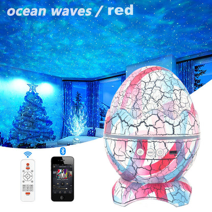 New Star Light Crack Translucent Dinosaur Egg Water Ripple Home Decor dealsniper-net Pan Slavic Dinosaur egg star light USB