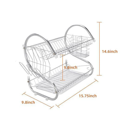 Multi Functional S-shaped Bowl Rack