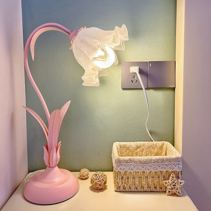 Bedside Flower Minimalist Creative Desk Lamp Home Decor Gym From House