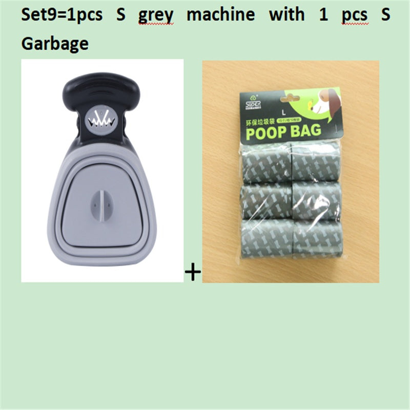 Dog Pet Travel Foldable Pooper Scooper With 1 Roll