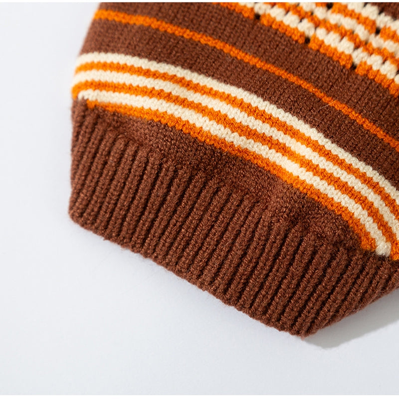 Cat Sweaters Cold Weather Dog Striped Pullover Pets dealsniper-net