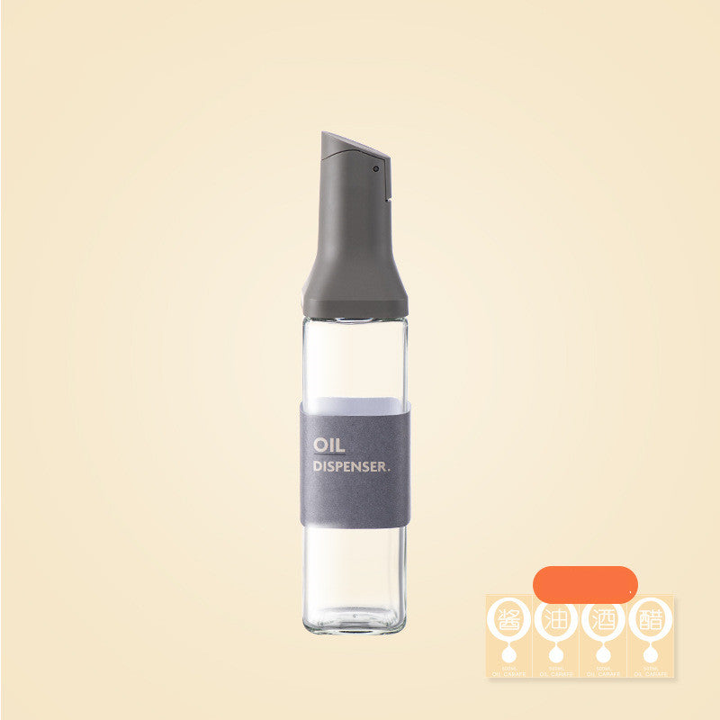 Household Kitchen Glass Small Oil Pot Leak Proof Kitchen DealSniper.net Dark grey