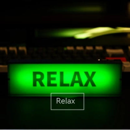 Creative Table Decorative Ornaments Atmosphere Table Lamp Home Decor DealSniper.net RELAX Green USB