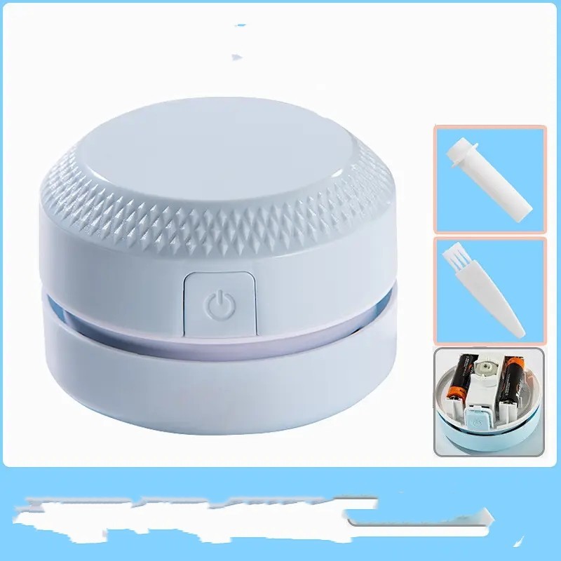 Desktop Vacuum Cleaner Portable For Students Gadgets DealSniper.net Light Blue