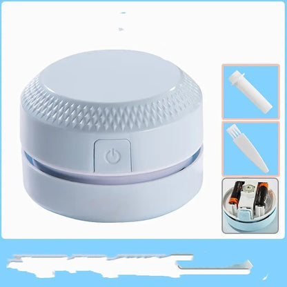 Desktop Vacuum Cleaner Portable For Students Gadgets DealSniper.net Light Blue