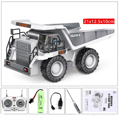 Children's Simple Alloy Charging Excavator Toy Car Kids dealsniper-net