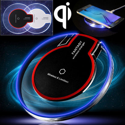 New Wireless Charging Dock Charger Crystal Round