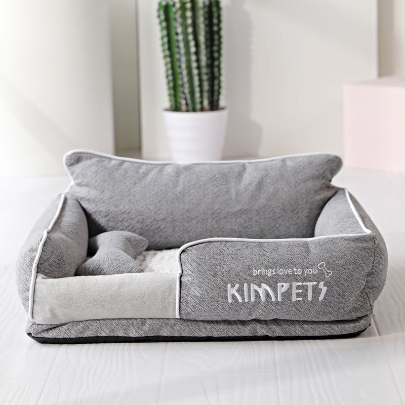 Dog Cat Bed Four Seasons Universal Sleeping Pad For Pets Pet Supplies Pets dealsniper-net Grey L