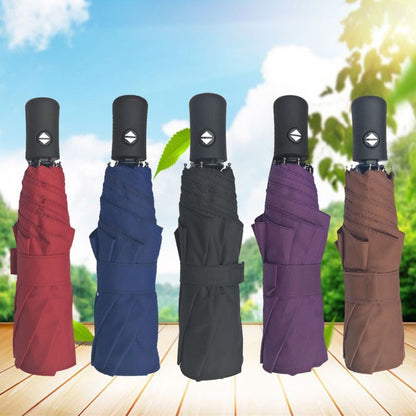 Fully automatic triple folding golf super windproof umbrella Outdoor DealSniper.net