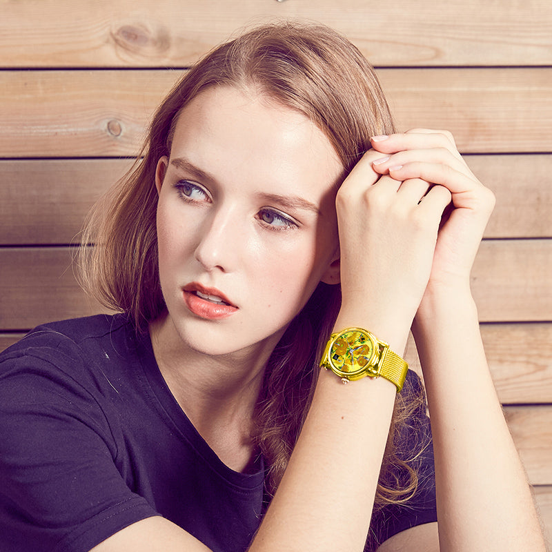 Van Gogh Women's Quartz Watch 3D Printed Oil Painting Jewelry DealSniper.net