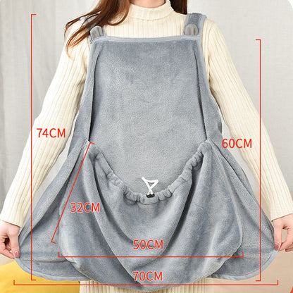 Touch The Cat Clothes Pets Apron Non-stick Anti-grab Soft Plush