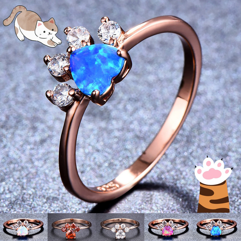 Cute Cat-claw-shaped Rings Fashion Personality Jewelry dealsniper-net