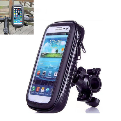 Bicycle Motorcycle Phone Holder Waterproof Case Bike Phone Bag Outdoor dealsniper-net Black A