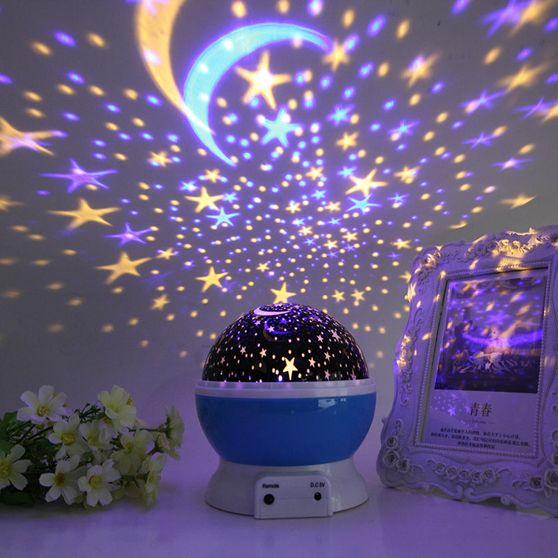 LED Projector Light USB Starry Sky Night Light Rotating House DealSniper.net
