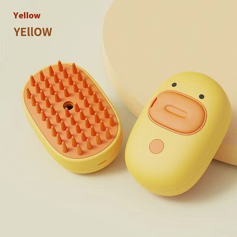 Pet Whale Small Yellow Duck Spray Massage Comb Pets Gym From House Small Yellow Duck Yellow