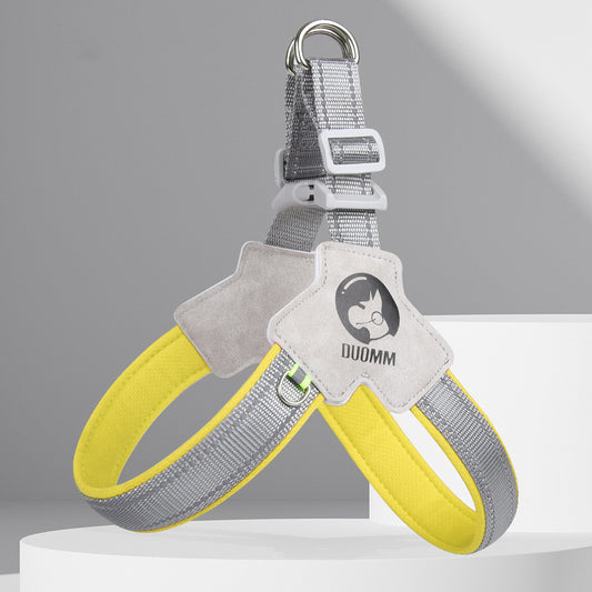 New Dog Breast Strap Saddle Pet Harness Breathable Holding Rope