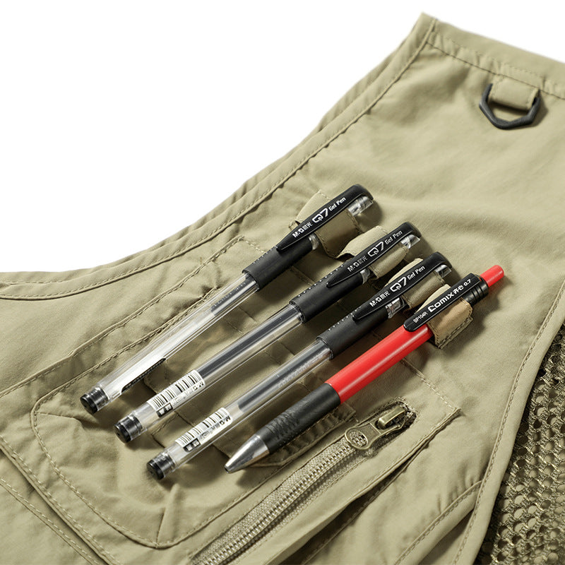 14 Pockets Summer New Men US Tactical Hiking Fishing Vest Men Gym From House