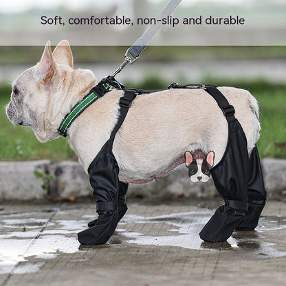 Waterproof Dog Shoes Adjustable Dog Boots Pet Pets dealsniper-net