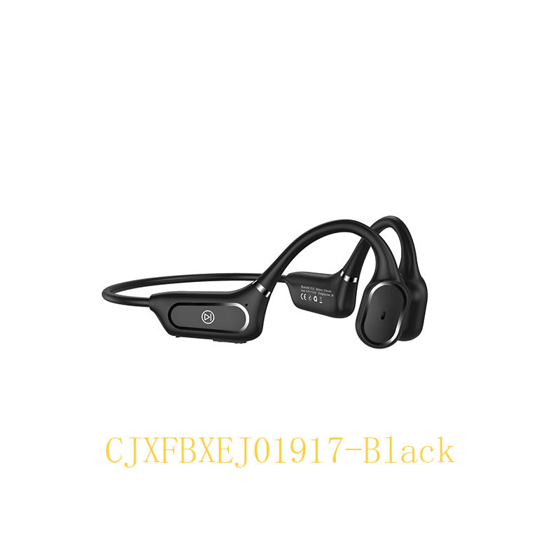 G-100 bone conduction bluetooth headset ear-mounted Electronics DealSniper.net Black H11