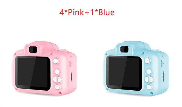 Take Pictures SLR Toy Children's Camera Kids dealsniper-net 4 Pink+1 Blue 16G