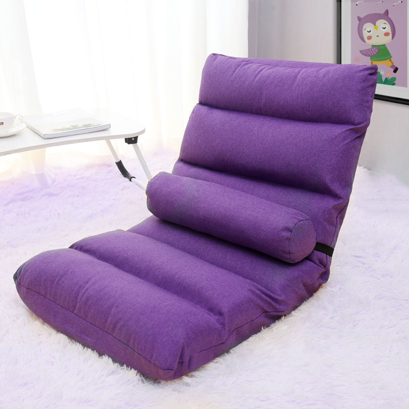 Lazy Sofa Tatami Single Small Sofa Bedroom Bed Backrest Cute Leisure Home dealsniper-net Purple Independent liner