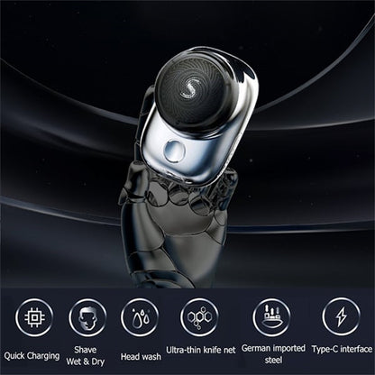 Electric Mini Travel Shaver For Men-Pocket Size Washable