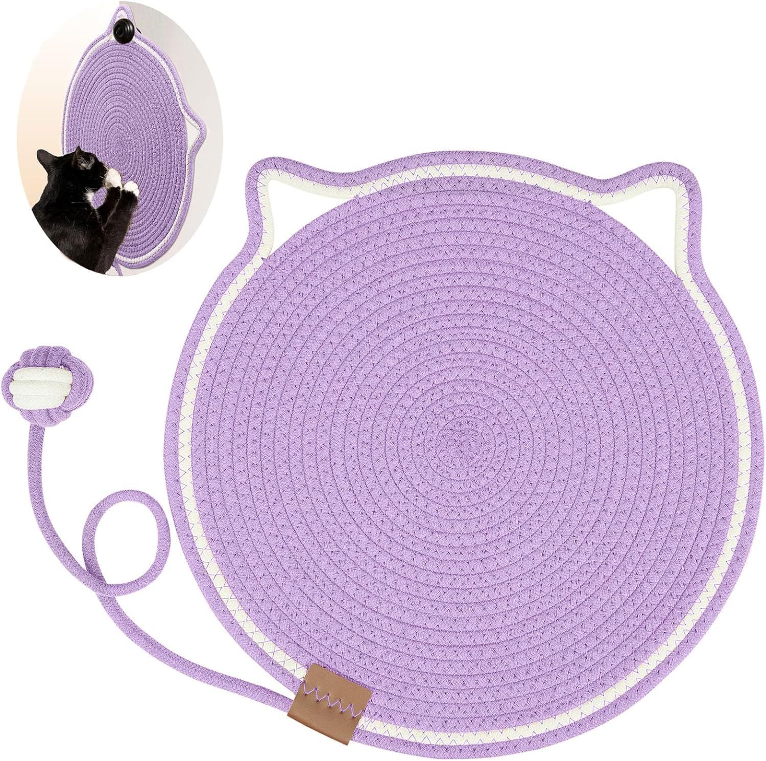 Braided Cotton Rope Cat Claw Mat Self Hi Ball One Piece Pets dealsniper-net