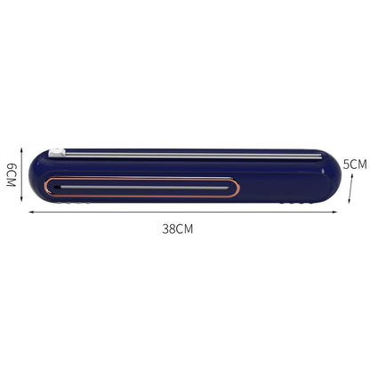 Creative Can Hang Magnetic Cling Film Cutter For Home Kitchen Kitchen dealsniper-net Blue