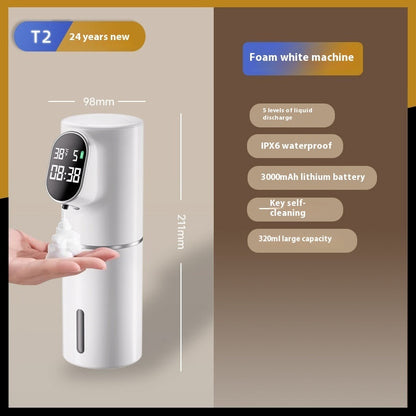 Automatic Hand Washing Machine Induction Intelligent Wall-mounted Kitchen DealSniper.net Foam White