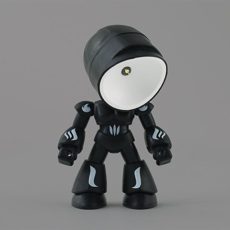 Cute LED Hero Table Lamp Mini Portable Cool Mecha Cute Robot Gifts