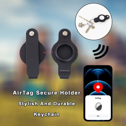 AirTag Secure Holder With Key Ring