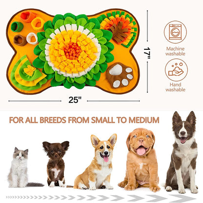 Large Snuffle Mat For Dogs Pet Interactive Training And Stress Relief Pets Gym From House C 1PC