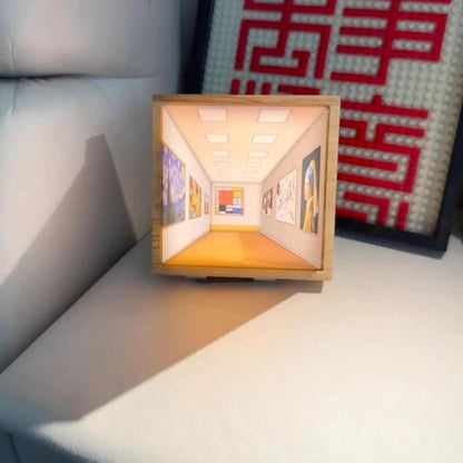 3D Illusion Night Light Gallery Bedside Picture Style Night Light Home Decor dealsniper-net