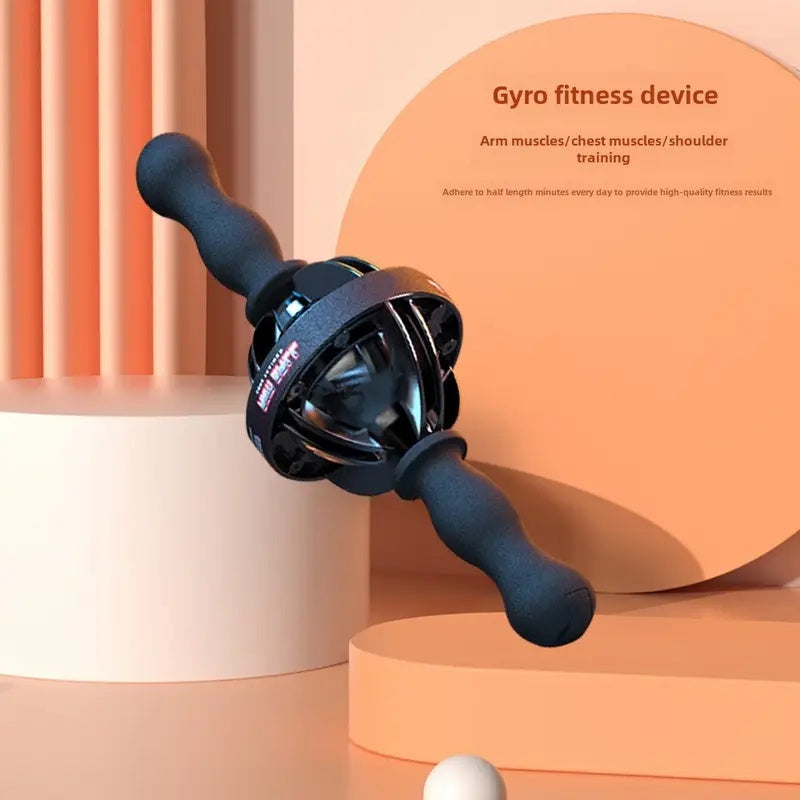 1pc Black Gyro Fitness Trainer Stainless Steel Core Wrist Sports DealSniper.net