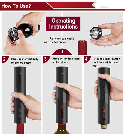 Rechargeable electric wine opener Kitchen dealsniper-net