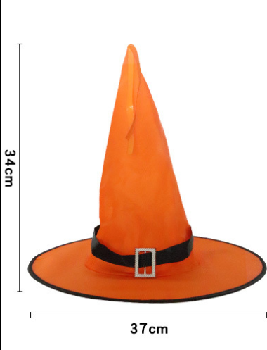 Halloween Decoration Witch Hat LED Lights Halloween Elf Ears Kids Deals DealSniper.net